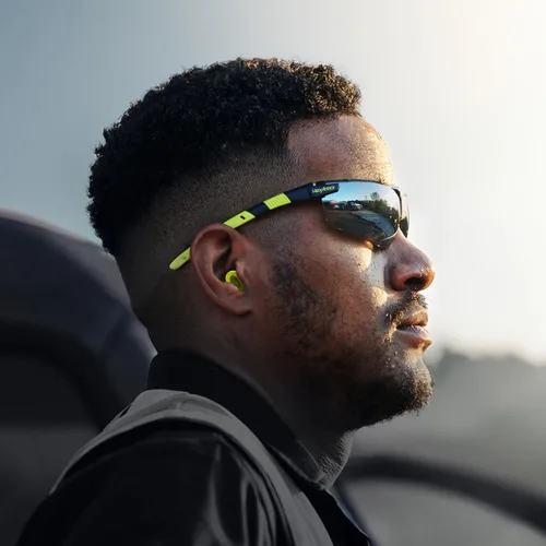 Miniatura 11 de HexArmor VS300 Gafas de seguridad con brazos laterales ajustables Z87+ para hombres y mujeres Gris 23% / Anti niebla anti arañazos