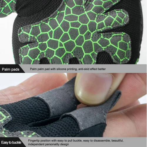 Miniatura 6 de Guantes de entrenamiento antideslizantes diseñados para hombres y mujeres, guantes de fitness, guantes de gimnasio, guantes de levantamiento