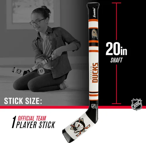 Miniatura 3 de Franklin Sports NHL Team juego de palos de hockey blandos mini - Palo y pelota de espuma de mini hockey blandos del equipo NHL - Gran juguete