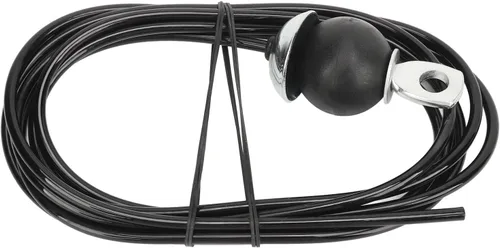 Miniatura 9 de Pulley Cable Gym Replacement Cable 5mm Thick Steel Wire Rope with 220.5lb Load Bearing Capacity Easy Installation for Home Gym and Fitness Room