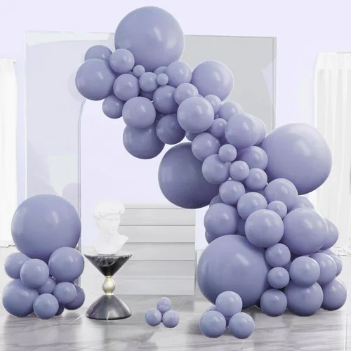 Miniatura 24 de PartyWoo Globos azul marino, 120 piezas de diferentes tamaños de 18, 12, 10, 5 pulgadas, kit de arco de globos azul oscuro guirnalda para Azul-z90