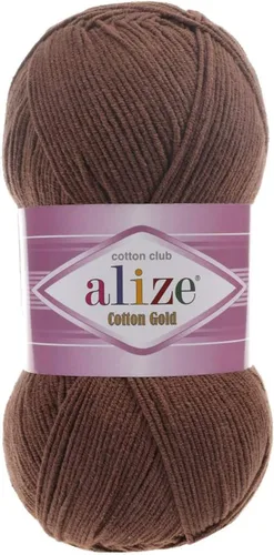 Miniatura 10 de 55% algodón 45% acrílico Alize Cotton Gold Yarn 1 madeja/bola 3.53 oz 360 yardas (1-crema)