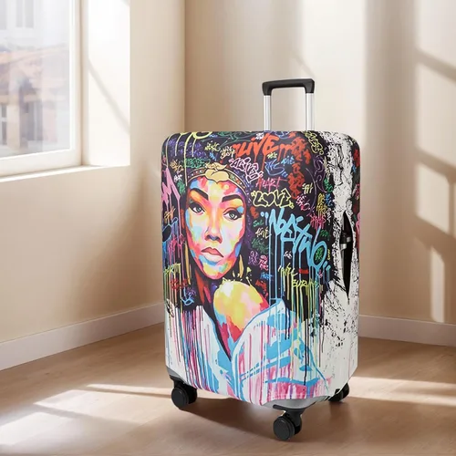 Miniatura 8 de WUJIAONIAO - Funda protectora para equipaje de viaje, 18 - 32 pulgadas 45.72 a 81.28 cm.