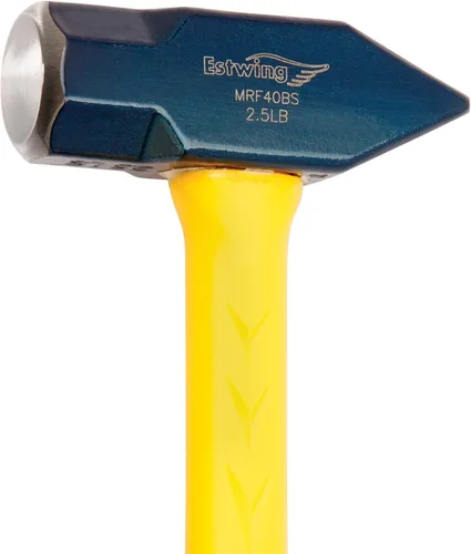 Miniatura 3 de ESTWING Sure Strike - Martillo de herrero, herramienta de trabajo de metales de 40 onzas con mango de fibra de vidrio y agarre antideslizante