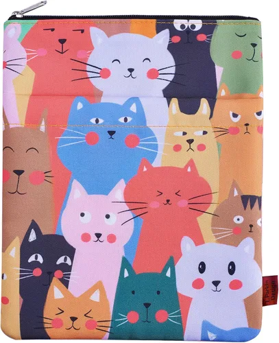 Miniatura 19 de Funda de libro para los amantes de los libros, protector de libros, fundas de libro para libros de tapa blanda, tela lavable, fundas de libro