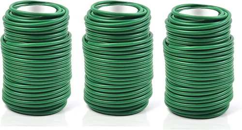 Miniatura 15 de Decoroca Lazos suaves para plantas de apoyo, alambre reutilizable impermeable de 65.6 pies, giro de jardín de 0.138 in, para plantas de interior y 1