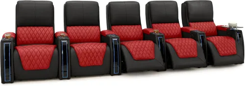 Miniatura 36 de Seatcraft Apex Zero-Gravity CoolZero - Asiento de cine en casa de cuero italiano, reposacabezas eléctrico, lumbar eléctrico, reclinable eléctrico
