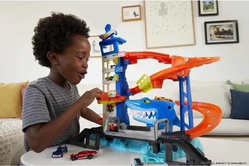 Miniatura 5 de Hot Wheels Playset de Escape del Tiburón Atacante