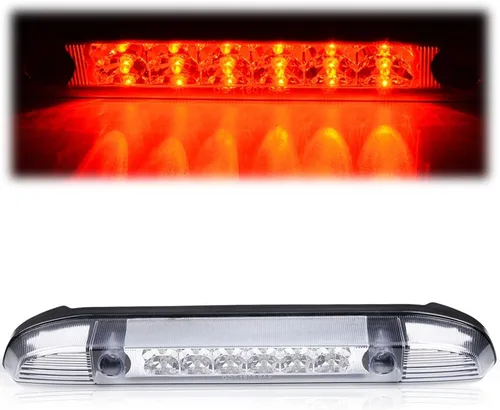 Miniatura 22 de G-PLUS Tercera tercera luz de carga de freno compatible con Nissan Frontier Pickup 2001-2004 Centro de techo trasero de montaje alto Lámparas 01-04