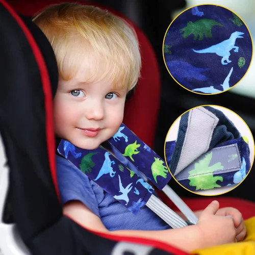 Miniatura 2 de Funda para correa de bebé, funda para correa de cochecito, fundas de correa de asiento de automóvil, correas de asiento de automóvil, 2