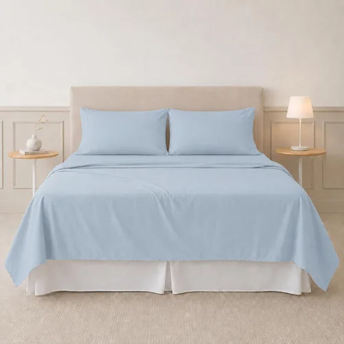 Miniatura 2 de Modern Threads Sábanas Sólidas de Microfibra Suave - Sábanas de Cama de Microfibra Lujosas - Incluye Sábana Plana, Sábana Ajustable con Bolsillos 11