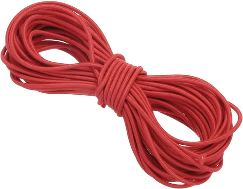 Miniatura 135 de PATIKIL Cuerda elástica elástica de 109 yardas (328.1 ft), cuerda elástica pesada de 0.059 in, albaricoque para manualidades, correas de gancho