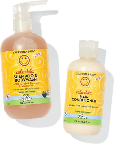 Miniatura 11 de Champú y gel corporal de caléndula California Baby, 8.5 onzas
