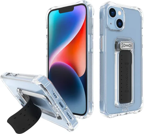 Miniatura 156 de Scooch® para iPhone 15 Pro Max Funda con Soporte, Funda Kickstand Wingman 5-en-1, Protección contra Caídas de Grado Militar, Kickstand Desplegable