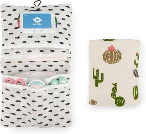 Miniatura 8 de Lmbabter Organizador extraíble para bolsa de bebé, bolsa de pañales con 6 bolsillos en total, bolso y bolsa de mano para mujeres, mamás, enfermeras