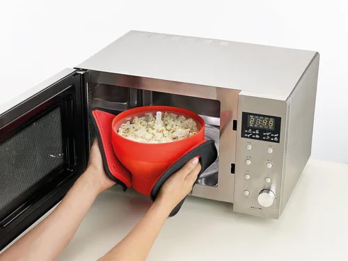 Miniatura 5 de Tazón Lekue para preparar palomitas de maíz en horno microondas/Utensilio para preparar palomitas de maíz, color rojo