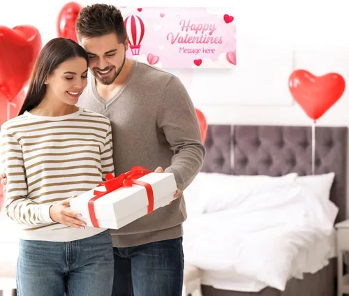 Miniatura 6 de Cartel personalizado para el día de San Valentín, letrero de vinilo personalizado para decoración de San Valentín, decoración de feliz San Valentín