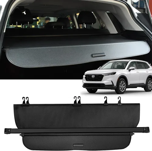 GZSH Funda de Carga para Honda CRV 2023 2024 2025 con Aleta Extra Honda CRV Funda de Carga de Textura de Fibra de Carbono Compatible con Honda CRV