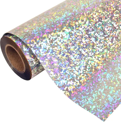 Miniatura 11 de Rollo holográfico Threadart Aqua de 3 yardas x 20 pulgadas de ancho, película de vinilo termotransferible de 20 pulgadas HTV Vendido por The Roll