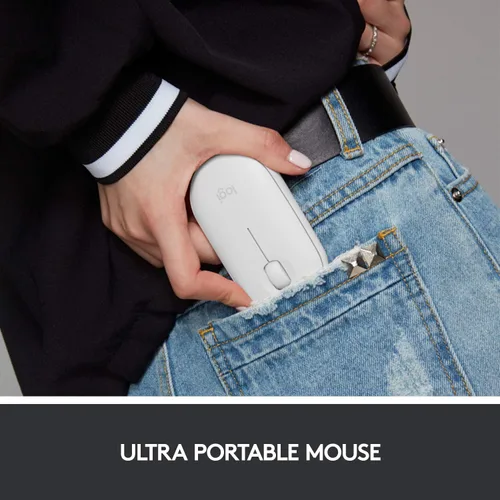 Miniatura 4 de Logitech Ratón Bluetooth inalámbrico delgado para Mac - Blanco