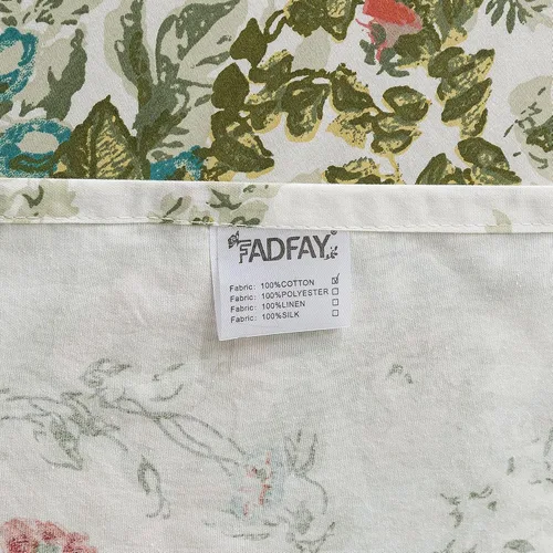 Miniatura 9 de FADFAY Juego de sábanas florales Full de algodón vintage con rosas súper suaves, ropa de cama con flores de jardín, hipoalergénica, para niñas, ropa