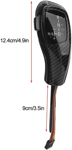 Miniatura 7 de Acouto Pomo de palanca de cambios automático para E46 E60 E61 Refit para coche F30 eléctrico LHD automático LED palanca de cambios Kit