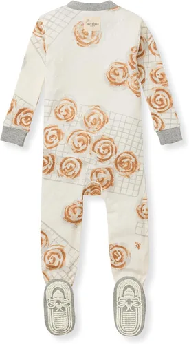 Miniatura 105 de Burt's Bees Baby Pijama para bebé niña, 100% algodón orgánico, pijama de una pieza, overol diagonal con cremallera, ajuste cómodo