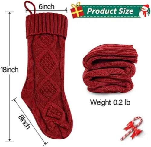 Miniatura 6 de Custom Christmas Stocking Personalized Name- Customized Stockings for Christmas Stocking with Name Personalized Christmas Stockings White Stockings