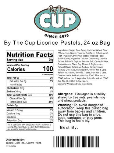 Miniatura 2 de By The Cup Pasteles de regaliz (24 oz)