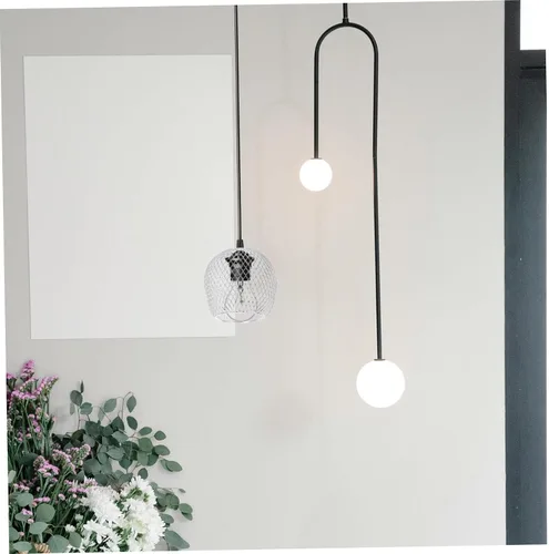 Miniatura 5 de Pantalla de lámpara de metal, pantalla de lámpara para el hogar, sombra de polvo para pantalla de luz de lámpara, 1 ud
