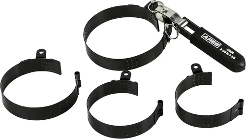 Miniatura 10 de ARES 56065 - Juego de 4 llaves giratorias para filtro de aceite con bolsa de almacenamiento – Llaves de 2 3/4 pulgadas a 5 1/4 pulgadas