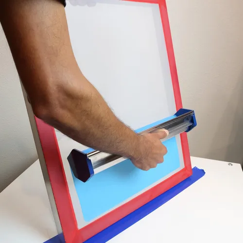 Miniatura 2 de Ecotex® - Emulsión de serigrafía tex-azul (pinta, 16 onzas), emulsión fotográfica pre-Sensibilizada para serigrafías de seda y tela, para serigrafía