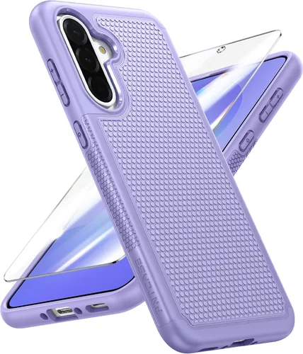 Miniatura 35 de FNTCASE Funda para teléfono Galaxy A14-5G: protección contra caídas de grado militar Samsung A14 5G, probada contra caídas de 14 pies, protector