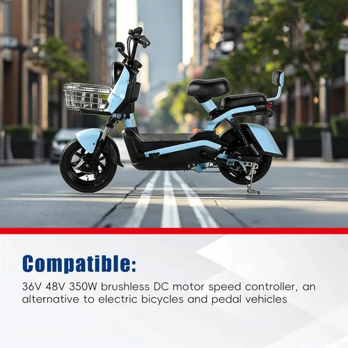 Miniatura 7 de waltyotur Reemplazo del controlador de velocidad del motor de CC sin escobillas de 36 V 48 V 350 W para bicicleta eléctrica Scooter E-Bike