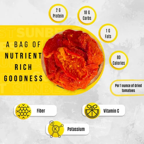 Miniatura 5 de Sunbest Natural - Mitades de tomates secados al sol, mezcla fresca de tomates listos para comer, tomate secado al sol para cocinar y aperitivos
