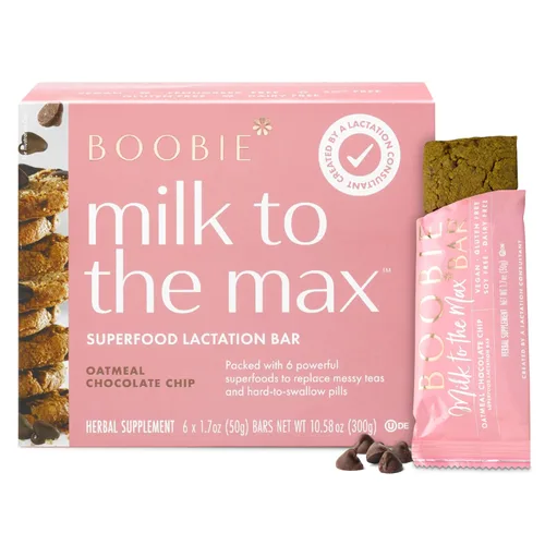Miniatura 11 de Boobie Bar - Barra de lactancia con mantequilla de maní y superalimento para madres lactantes para aumentar el suministro de leche #1 Barra