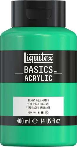 Miniatura 137 de Liquitex BASICS Pintura Acrílica, Botella de 400ml (13.5 oz), Blanco Titanio Titanio Blanco