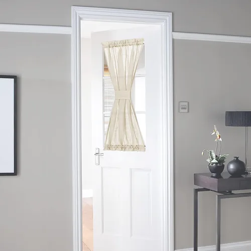 Miniatura 85 de NICETOWN - Cortinas transparentes para puerta de ventana, tratamiento de ventana lateral para puertas estrechas de vidrio/cocina/puerta delantera