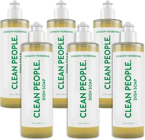 Miniatura 5 de THE CLEAN PEOPLE - Jabón líquido para platos - Ingredientes limpios y simples - Poder extra de fregado (aroma a cítricos y clavo) 12 fl oz