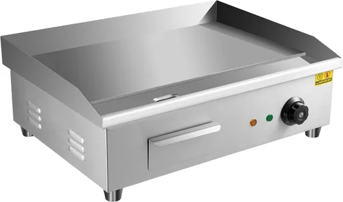 Plancha eléctrica comercial de encimera de 22 pulgadas, plancha eléctrica Blackstone de 3000 W, placa caliente de parrilla plana para parrilla,