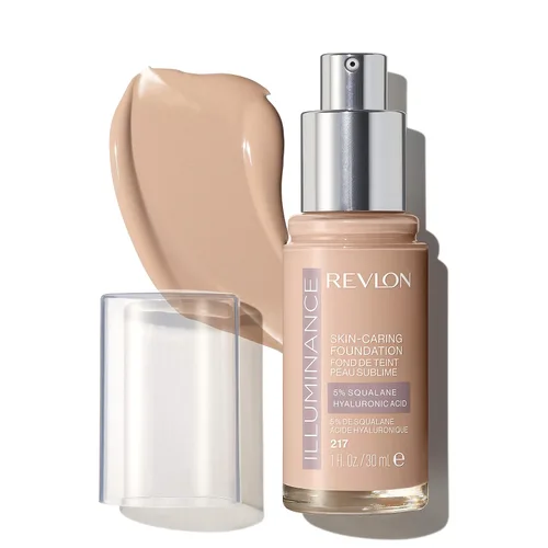 Miniatura 40 de Revlon Illuminance - Base líquida para el cuidado de la piel, ácido hialurónico, fórmula hidratante y nutritiva con cobertura media, bronceado claro