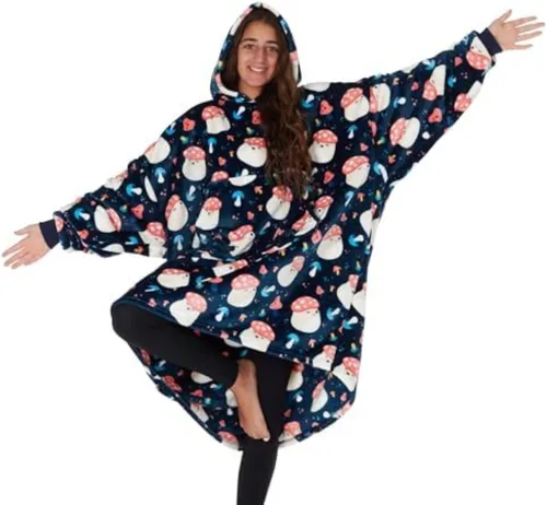Miniatura 17 de THE COMFY Dream Squishmallows Oversized Wearable Blanket for Women and Kids, Ultrasoft Plush Light Microfiber Blankets
