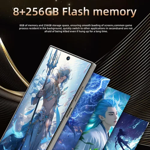 Miniatura 3 de C25 Ultra 5G - Teléfono celular desbloqueado, 8 GB+256 GB, teléfono inteligente con bolígrafo de herramientas, teléfonos celulares Android 15.0 Dual