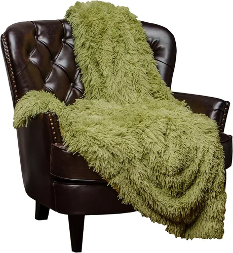 Miniatura 19 de Chanasya - Manta de pelo largo sintético - Manta de felpa ligera y esponjosa de forro polar de microfibra - para sofá, cama, silla
