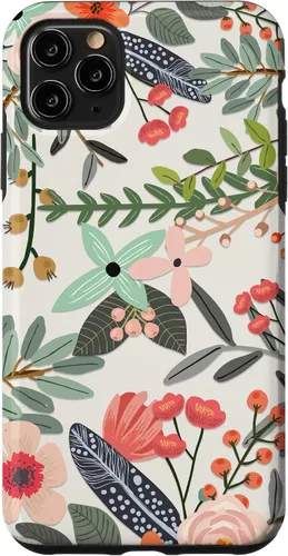 Miniatura 12 de Funda con diseño floral botánico de jardín colorido para iPhone 14