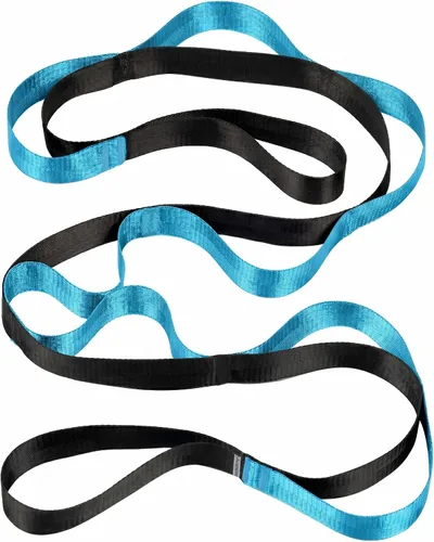 Miniatura 15 de Acozycoo Correa de estiramiento con 10 bucles, correa de yoga para terapia física, entrenamiento en casa, entrenamiento de pilates y flexibilidad