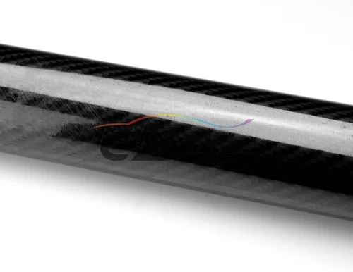 Miniatura 2 de 7D Premium - Adhesivo de vinilo de fibra de carbono negro de alto brillo para automóvil, lámina de liberación de aire, 4 x 8 pulgadas