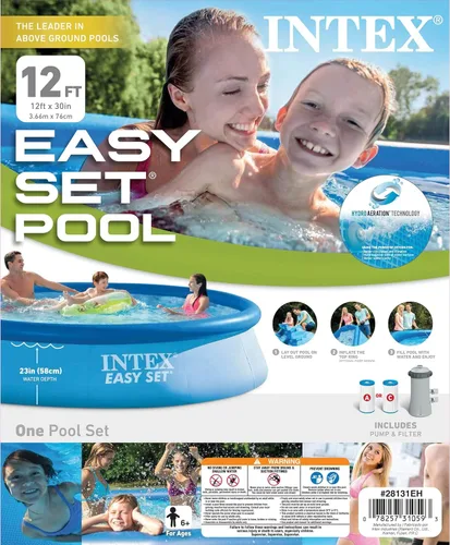 Miniatura 2 de Intex 28131EH - Piscina inflable para 4 personas con bomba de filtro de 530 GPH y 2 cartuchos de filtro de repuesto