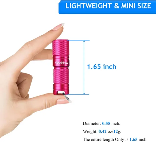 Miniatura 2 de Mini Linterna Llavero EDC 200 lúmenes USB Micro Recargable Linterna de Bolsillo Resistente al Agua