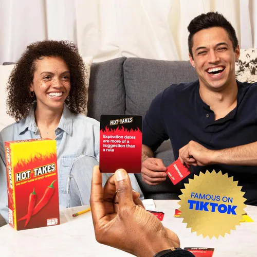 Miniatura 2 de WHAT DO YOU MEME? Hot Takes - El juego de fiesta de opiniones picantes - Juegos de fiesta para adultos y regalos divertidos para adultos